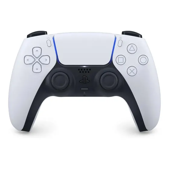 Controle Playstation 5 sem fio Dualsense Ps5 Cor Branco/Preto