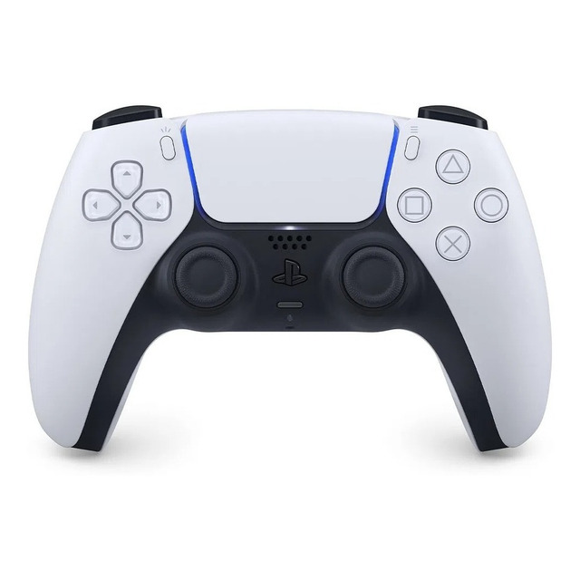 Controle Playstation 5 Sem Fio Dualsense Ps5 Cor Branco/preto Controle Playstation 5 Sem Fio Dualsense Ps5 Cor Branco/preto