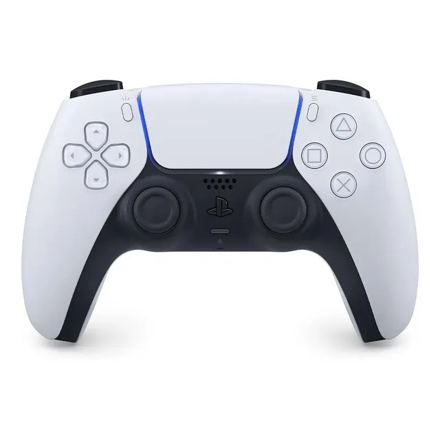 Controle Playstation 5 Sem Fio Dualsense Ps5 Cor Branco/preto Controle Playstation 5 Sem Fio Dualsense Ps5 Cor Branco/preto