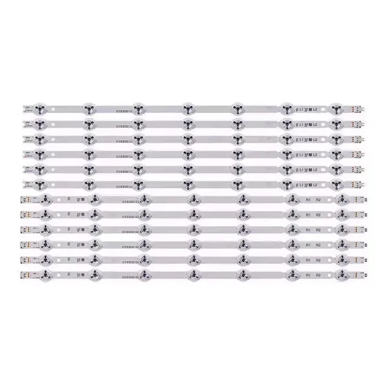 Kit 12 Barras Leds 55lb7200 55lb7050 55lb7000 55lb7000 Novo