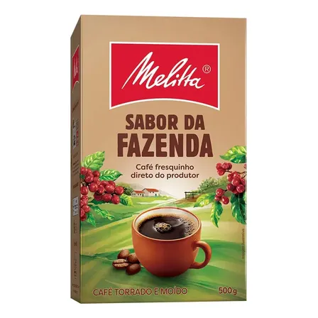 Café Torrado E Moído Sabor Da Fazenda Pacote 500g Melitta