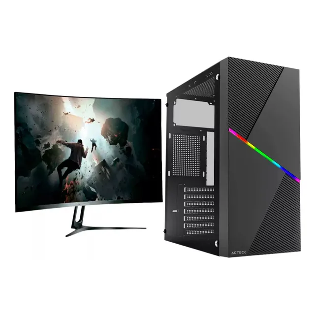 Pc Gamer Monitor 23.8 Ryzen 3 3200g Ram 8gb Ssd 1tb C/wifi