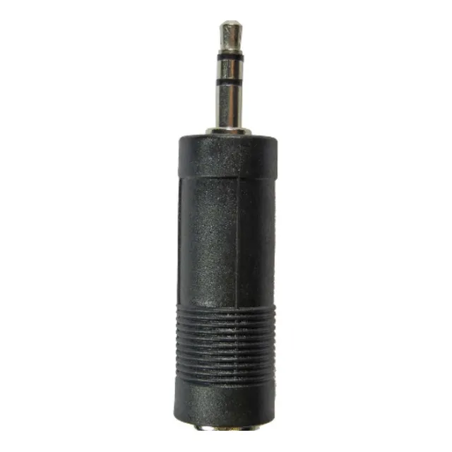 Adaptador De Audio 6.3 Mm Hembra A 3.5 Mm Macho 