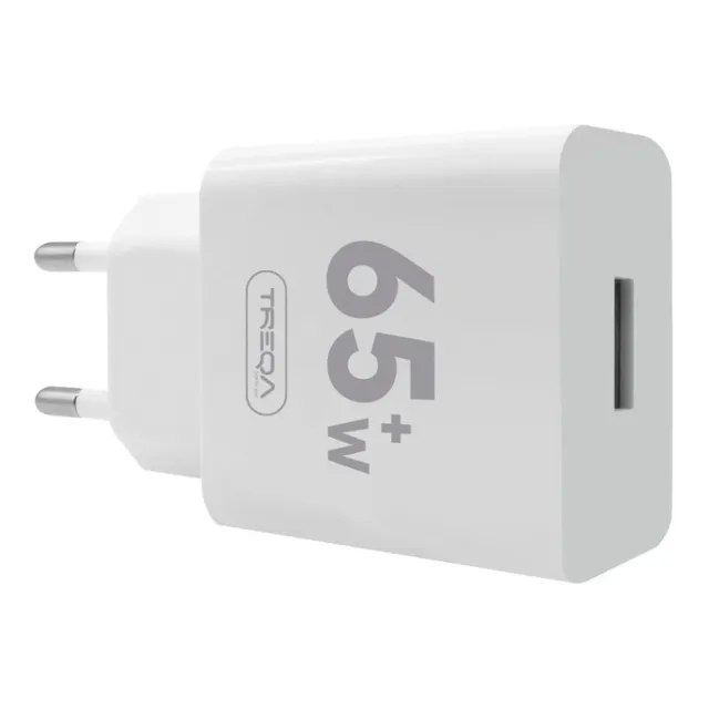 TREQA USB CARGA RÁPIDA 65W Color Blanco