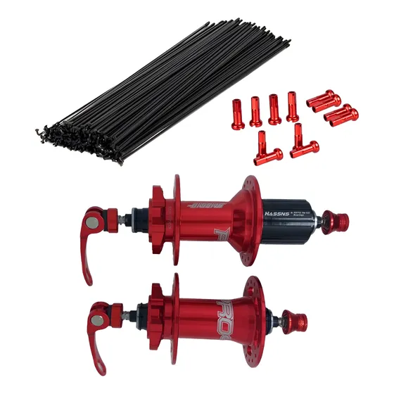 Cubos Mtb 36f K7 Rolamentos Barulhento Raios E Niples