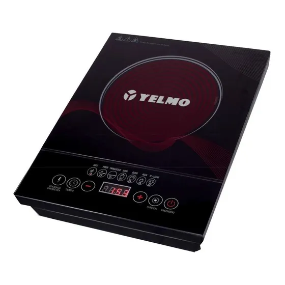 Anafe eléctrico Yelmo AN-9901 220V color negro 1 hornalla
