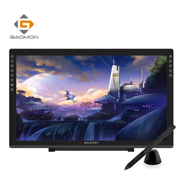Gaomon Pd2200 Tableta Digitalizadora 21,5 Pulgadas-negro Color Negro