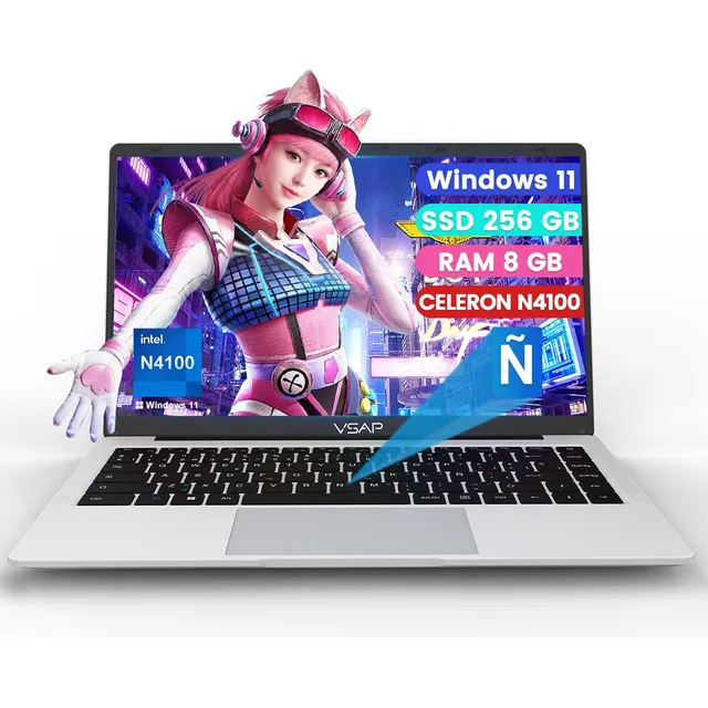 Laptop 2 En 1 Celeron 8gb Ram 256gb Ssd Notebook 14in