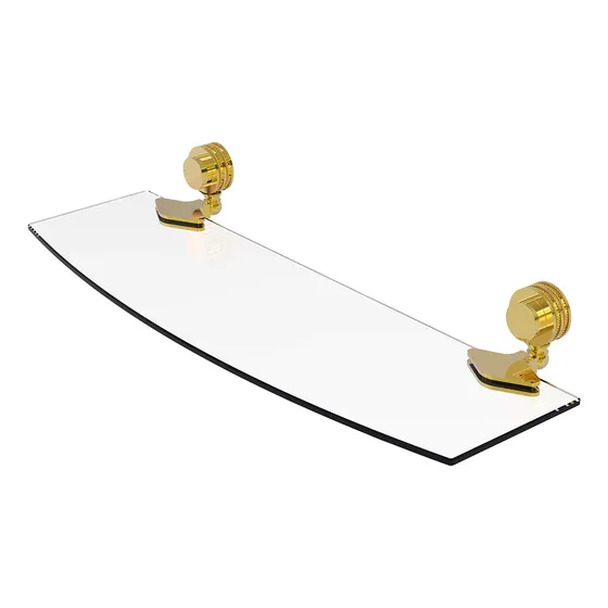Allied Brass Venus Collection Estante Cristal In Laton