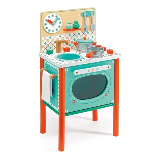 Cocina De Madera Para Niños Con Accesorios  Marca Djeco
