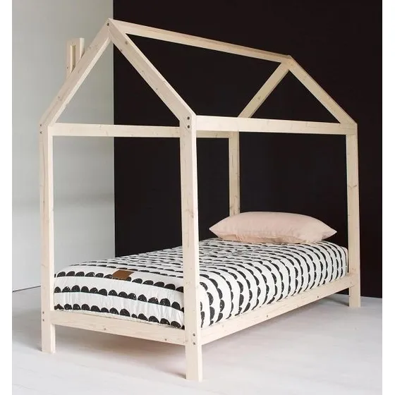 Cama - Casita Montessori De Madera Para Niños 
