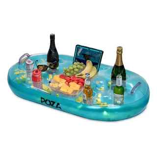 Refrigerador Inflable Flotante Dorado Poza, Bebida De Lujo Refrigerador Inflable Flotante Dorado Poza, Bebida De Lujo