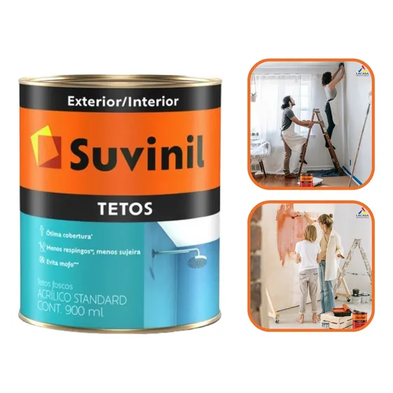Tinta Para Tetos 900ml Branco Anti Mofo Suvinil