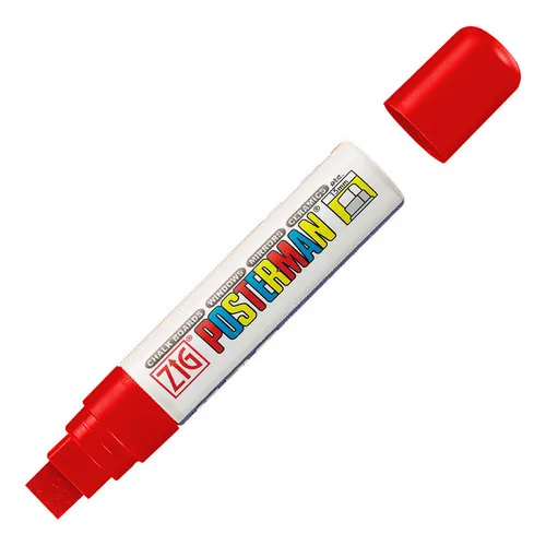 Rotulador rojo Zig Posterman Pma-120