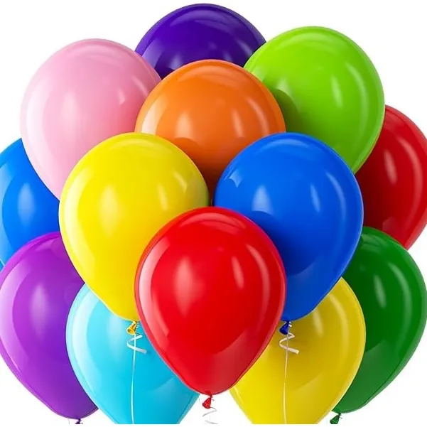Globos Lisos De Látex Varios Colores R12 Paquete X 50