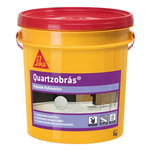 Rejunte Polimérico Quartzobrás - Kit 4 X 3kg - Várias Cores