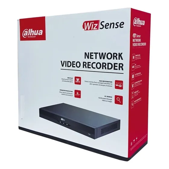 Nvr Dahua 32ch 16poe 32mp Wizsense Acupick 4k 2hdd Recon Fac