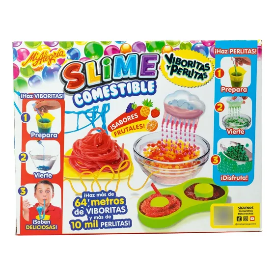Slime Comestible Viboritas Y Perlitas