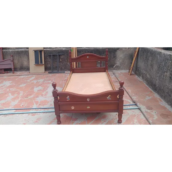 Cama De Madera Individual