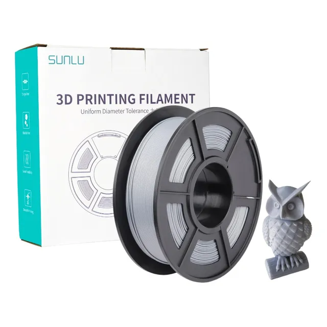 Filamento Pla 1.75 Mm Sunlu 1 Kg Color Plata