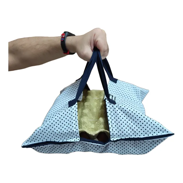 Bolsa Mochila De Tela Porta Maple Mercado Estampada