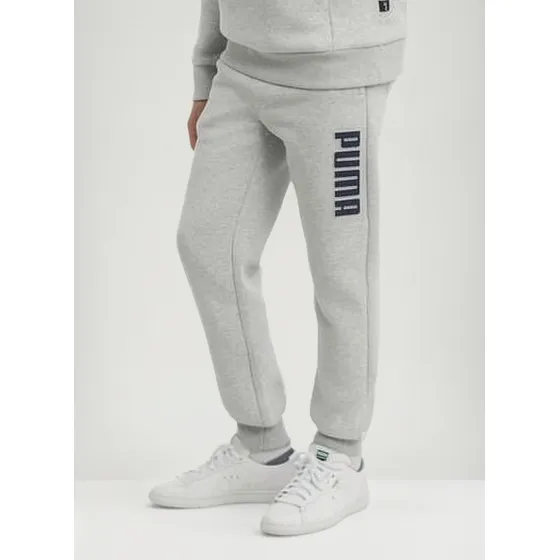 Calça De Moletom Com Fleece Interno Grey - Puma