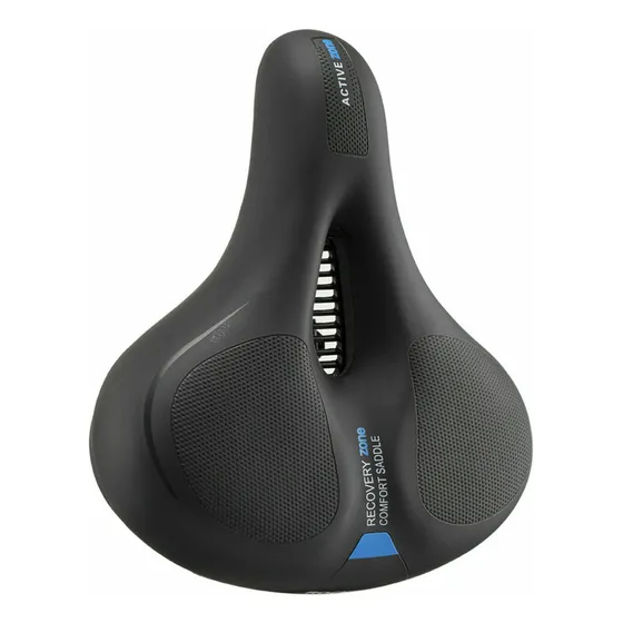 Asiento Rockbros Para Bicicleta Amplio Comodo Prostático Ancho 220 Mm Color Azul Largo 260 Mm