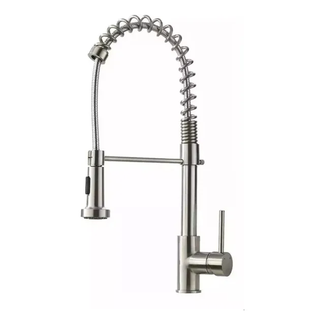 Griferia Extensible Para Cocina Canilla Monocomando Flexible