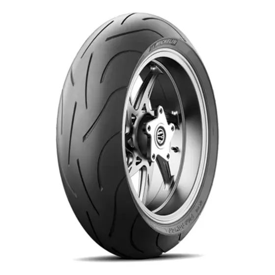 Pneu Moto Michelin Power 2 180/55-17 W73 Traseiro Bicomposto