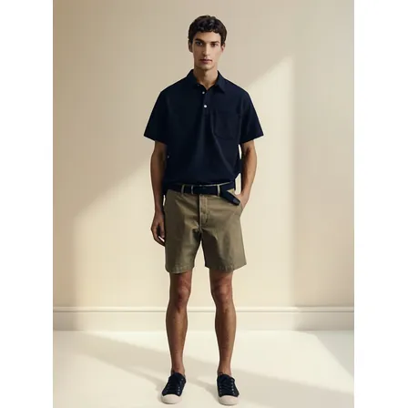 Bermudas Short H&m Regular Fit Elasticados