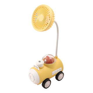 Mini Ventilador Tren Usb Con Luz Nocturna Y Sacapuntas Mini Ventilador Tren Usb Con Luz Nocturna Y Sacapuntas
