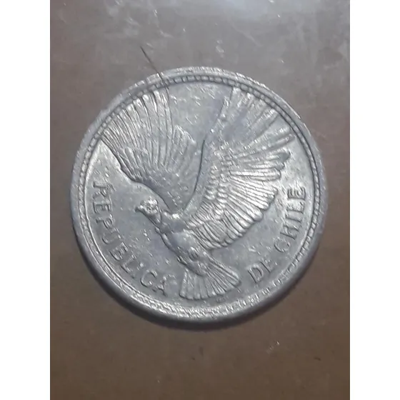 Moneda De Chile De 10 Pesos ( Un Cóndor) De 1958