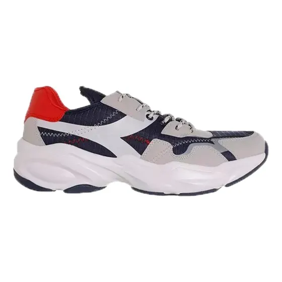 Diadora Zapatillas Lifestyle Hombre Viterbo Mar-bc-rojo Ras