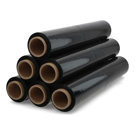 Film Stretch Negro 2,3kg (500m) Pack Mayorista - Caja 6 Uds
