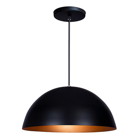Luminária Pendente Meia Lua 40 Cm Lustre Sala Mesa Cozinha Luminária Pendente Meia Lua 40 Cm Lustre Sala Mesa Cozinha