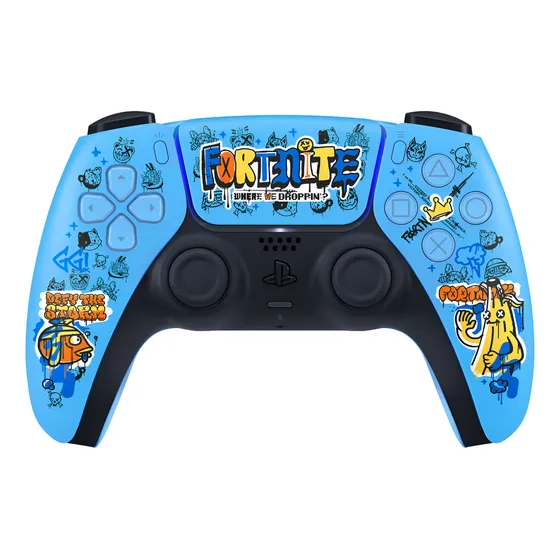 Controle Sem Fio Dualsense Edição Limitada Do Fortnite Ps5 Cor Azul