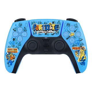 Controle Sem Fio Dualsense Edição Limitada Do Fortnite Ps5 Cor Azul Controle Sem Fio Dualsense Edição Limitada Do Fortnite Ps5 Cor Azul