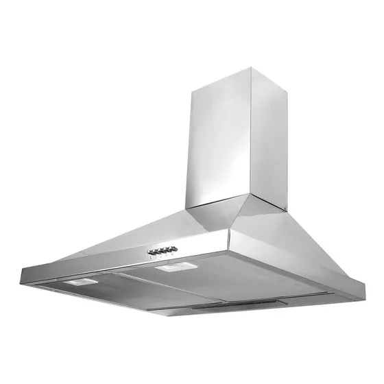 Campana Extractora Punktal Acero Inoxidable Con Luces Dimm