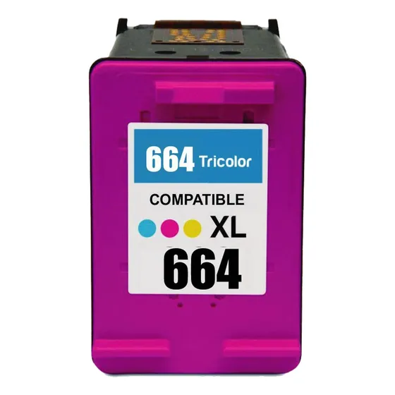 Cartucho 664xl Tinta Color Compatible Impresora Hp Deskjet