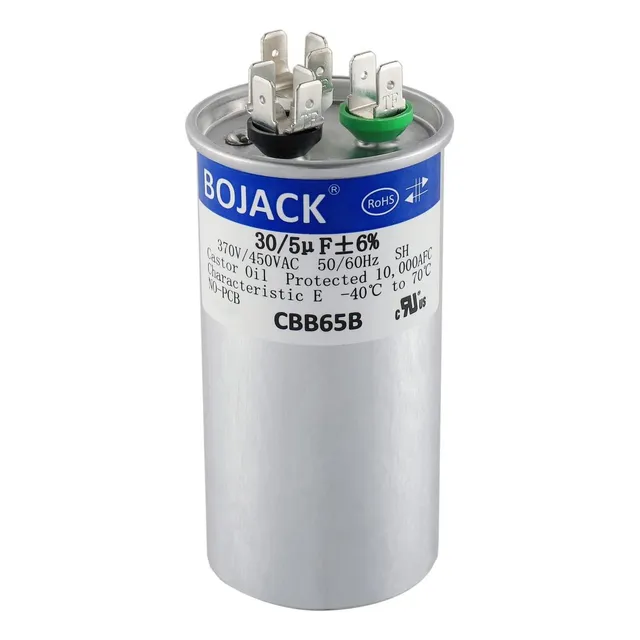 Condensador De Arranque Circular Bojack 30+5uf ± 6% Cbb65 O