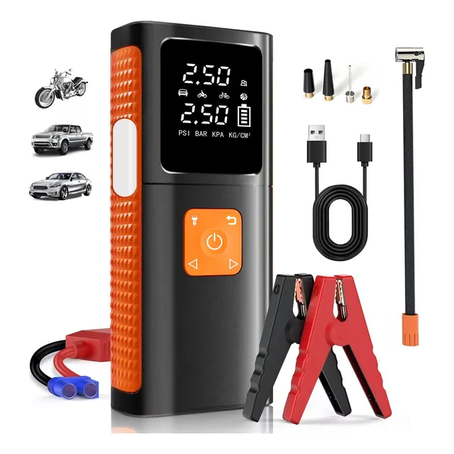 Arrancador De Bateria Portátil 15800mah Powerbank Vehículos