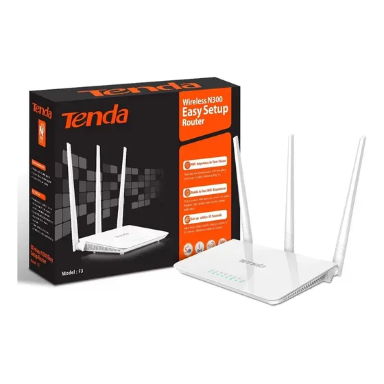 Router Tenda F3 Blanco 300mbps N300