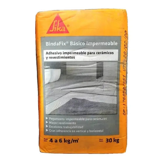 Pegamento Sika Para Ceramicos Bindafix X 30kg