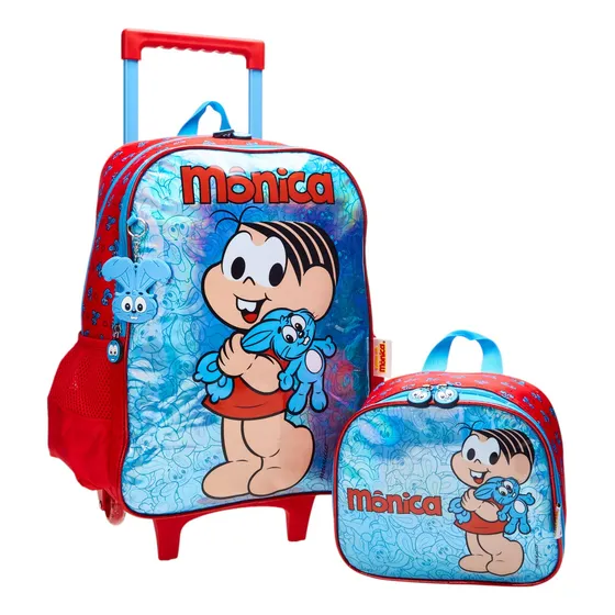 Kit Mochila e Lancheira Turma da Mônica Luxcel