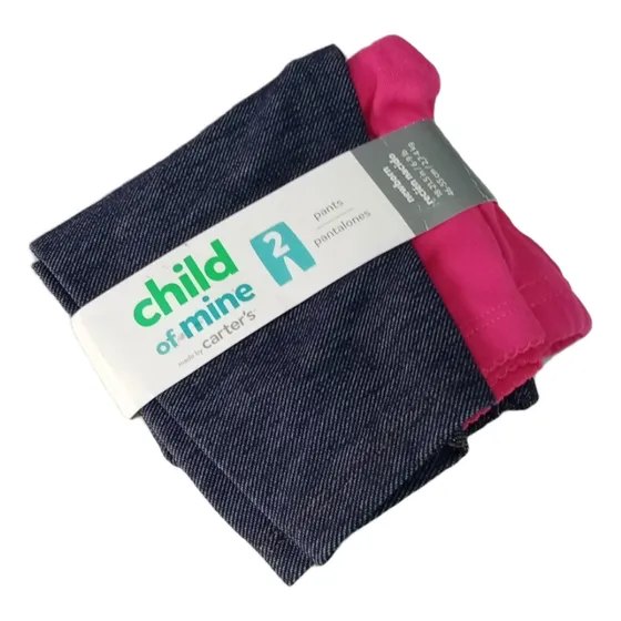 Pantalón Mono Bebe Niñas Carters 2 Pack 