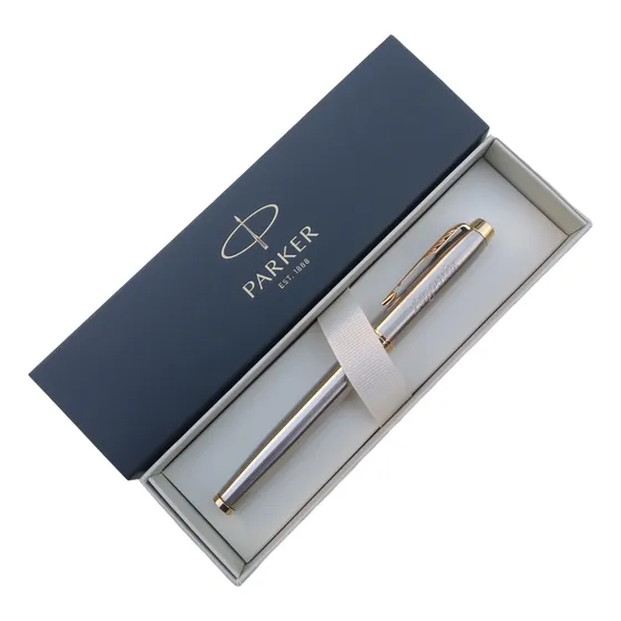 Roller Parker Im Metal C/ Dorado + Tarjetero Personalizado