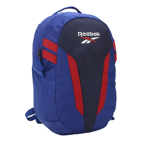 Mochila Deportiva Reebok Urbana Espalada Y Tiras Mesh Grande Color Azul Diseño De La Tela Liso