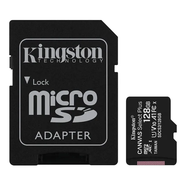 Memoria Microsd Kingston 128 Gb Canvas Select Plus C/adap