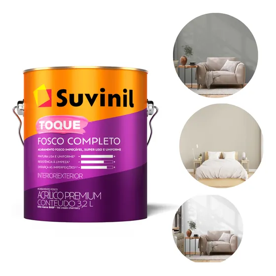Tinta Para Parede Fosco Completo 3,6l/3,2l Suvinil