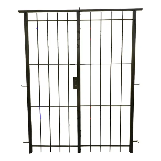 Puerta Reja Abrir Para 150x200 C/ Marco Cerradura Y Llaves